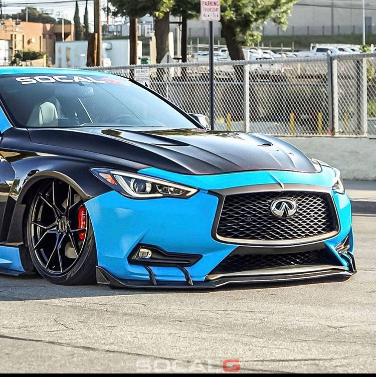 2017+ Q60 Coupe SBGT Front Splitter