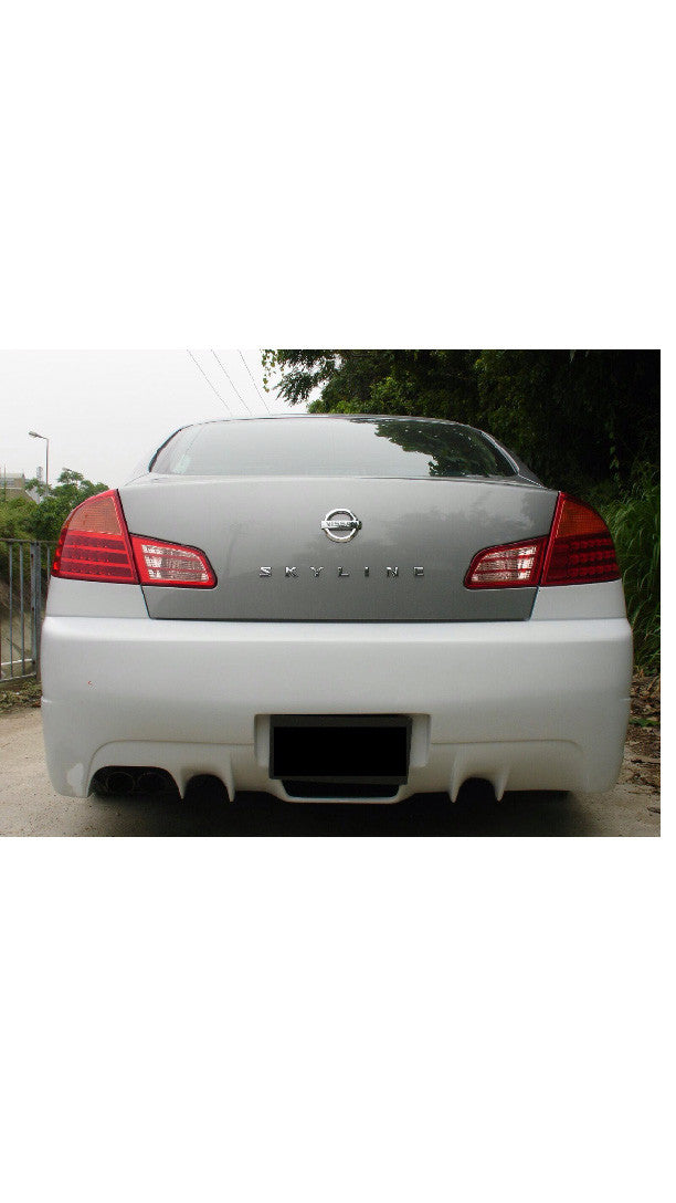 03-04 Infiniti G35 Sedan SBGT Rear Bumper