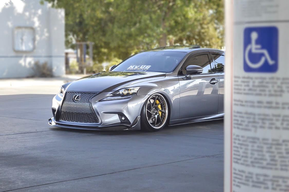 TV-style carbon fiber hood for 2014-up Lexus IS 250/350