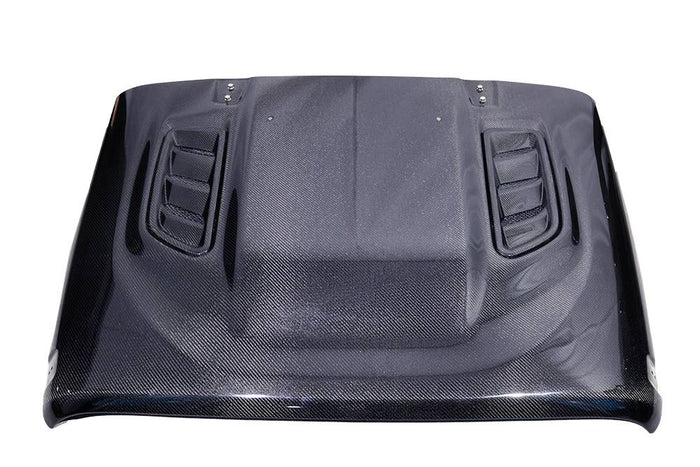 Carbon Fiber Hood Rubicon Style for Jeep Wrangler JK 4DR 2007-2018