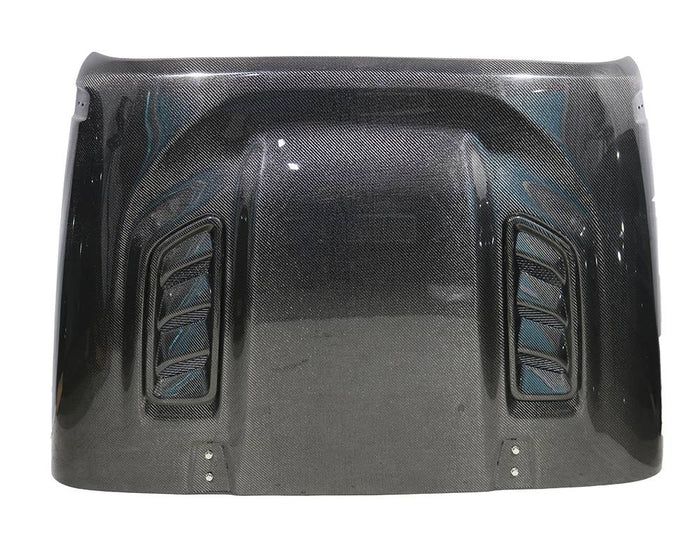 Carbon Fiber Hood Rubicon Style for Jeep Wrangler JK 4DR 2007-2018