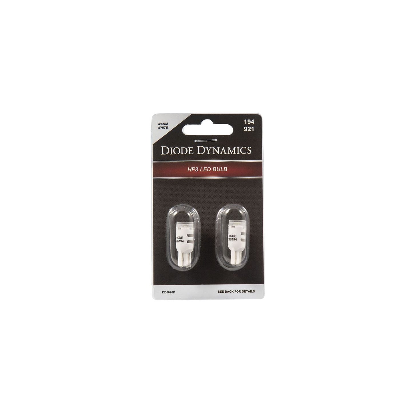 Diode Dynamics - DD0327P - 194 HP3 LED Warm White Short (pair)