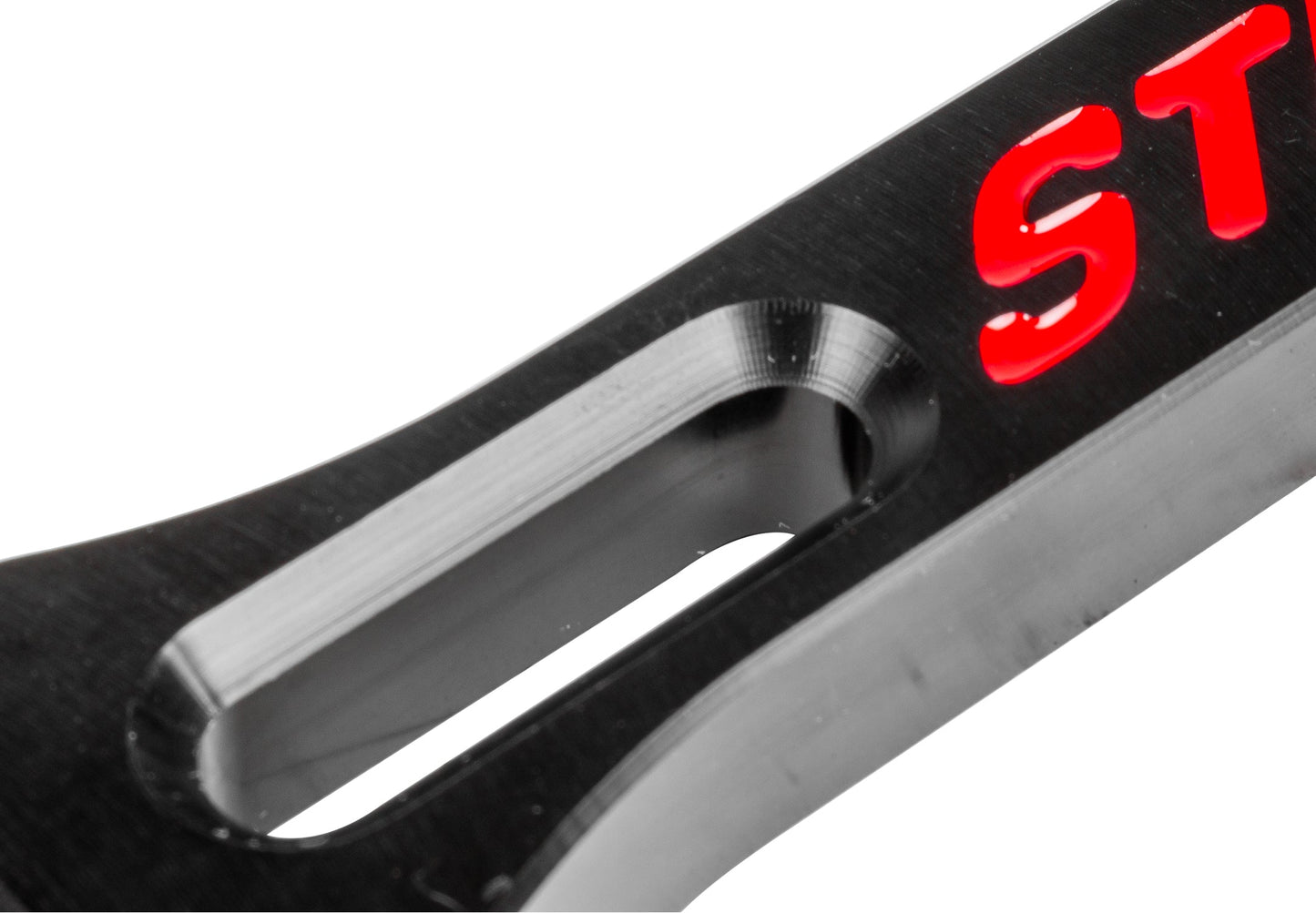 Limited Edition- Stillen Signature Series Infiniti/Nissan Battery Tie Down Brace [Black] - 102020B
