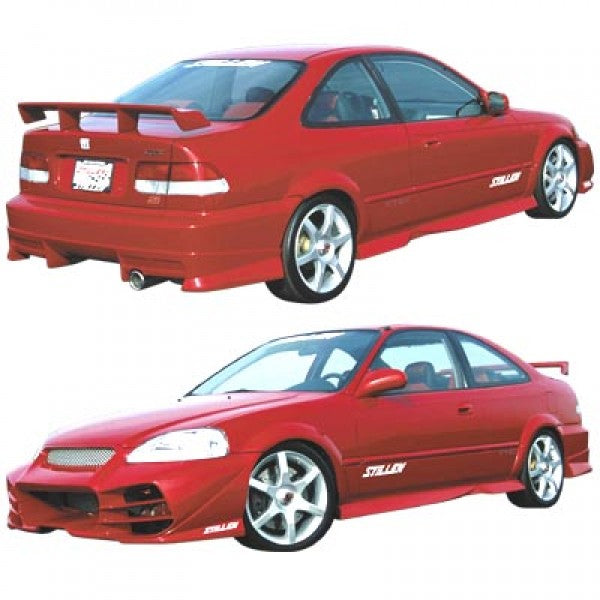 1999-2000 Honda Civic Coupe - Fender Flare Kit - 106300FF