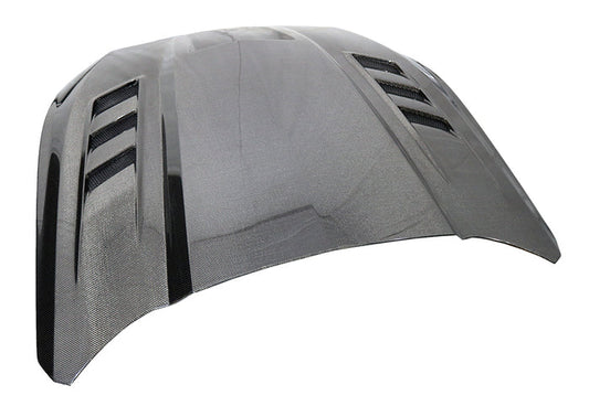 2024-2026 Ford Mustang 2DR Terminator Style Double Sided Carbon Fiber Hood