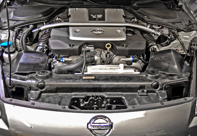 2007-2009 Nissan 350Z - STILLEN Dual Long Tube Air Intake Kit - (Gen 2) [Z33] - Dry Filter - 402842DF