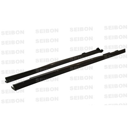 Seibon Carbon SS9600HDCV2D-TR TR-style Carbon Fiber Side Skirts For 1996-2000 Honda Civic 2DR/HB