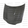Seibon Carbon HD0205BMWE462D-GTR GTR-style Carbon Fiber Hood For 2002-2005  BMW E46 2DR LCI