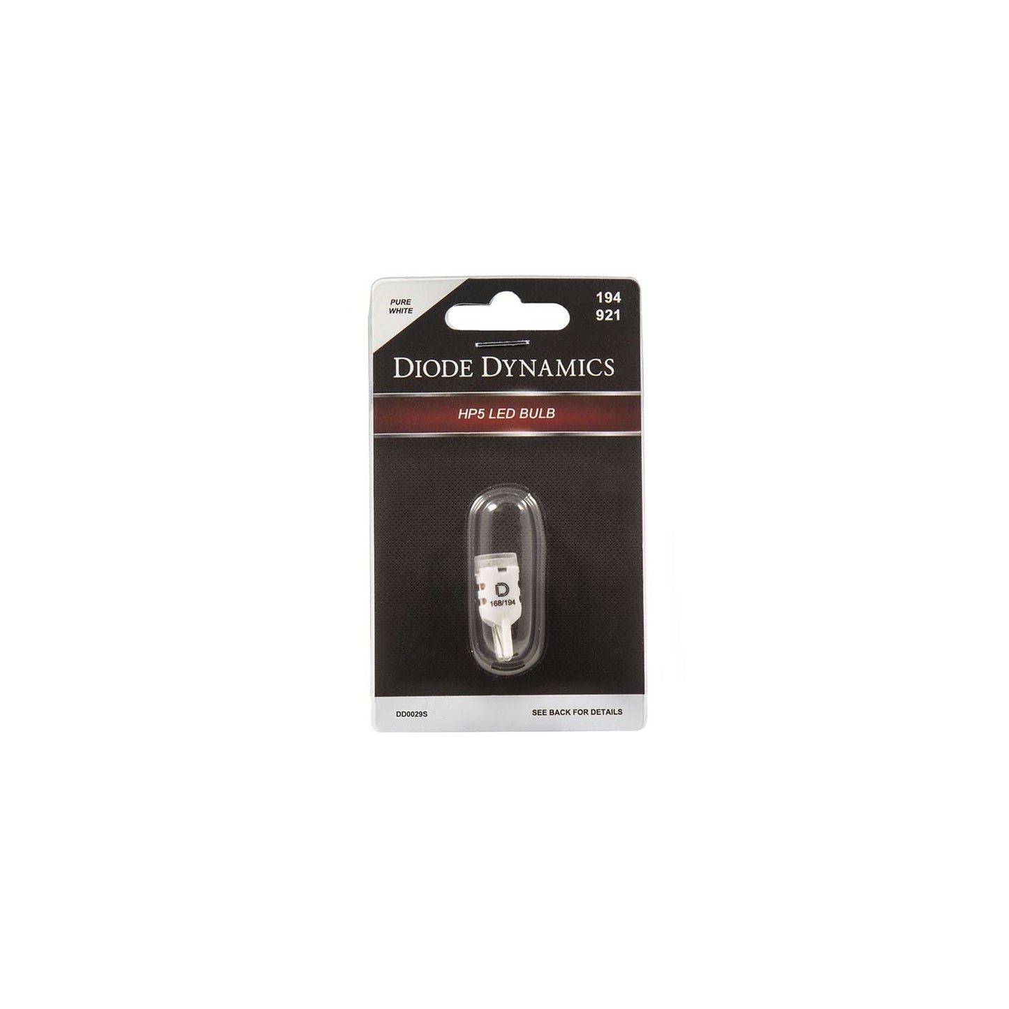 Diode Dynamics - DD0336S - 194 HP5 LED Pure White Short (single)