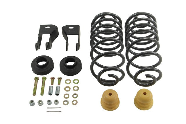 BELLTECH 34324 PRO COIL SPRING SET 3 OR 4 IN. LOWERED REAR RIDE HEIGHT 2007-2018 CHEVROLET TAHOE/SUBURBAN/AVALANCHE/YUKON (W/ OUT FACTORY AUTO RIDE) 3 IN. OR 4' DROP (W/ FACTORY AUTO RIDE) 2.5 IN. OR 3.5 IN. 00-06 (W/ OUT FACTORY PREMIUM RIDE) 3 IN. OR 4