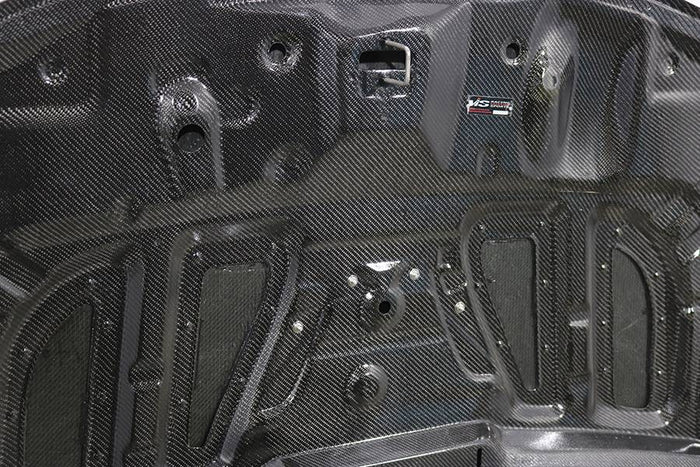 Double Sided Carbon Fiber Hood Oem Style for Honda Civic Type R FK8 2017-2021