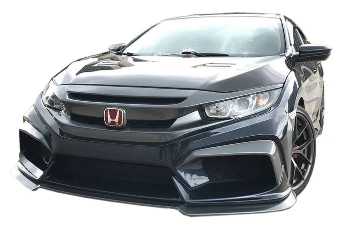 Front Bumper TMC Style for Honda Civic 2 & 4DR 2016-2021