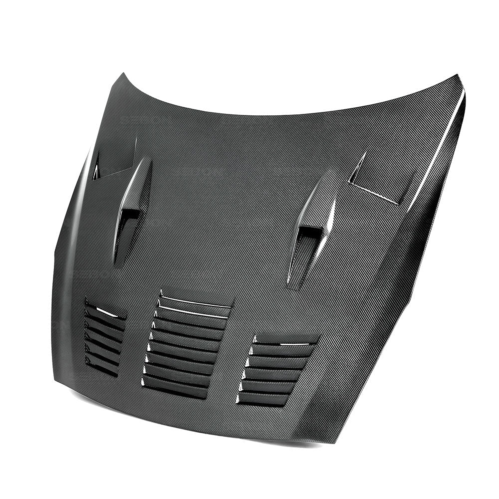 Seibon Carbon HD0910NSGTR-GTII GTII-style Carbon Fiber Hood For 2009-2015 Nissan GTR