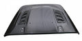Carbon Fiber Hood Rubicon Style for Jeep Wrangler JK 4DR 2007-2018