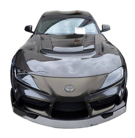VRS Style Double-Sided Hybrid Carbon Fiber Hood for Toyota Supra GR 2020-2024