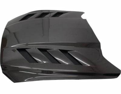 Carbon Fiber Hood AMS Style for Ford MUSTANG 2DR 15-17