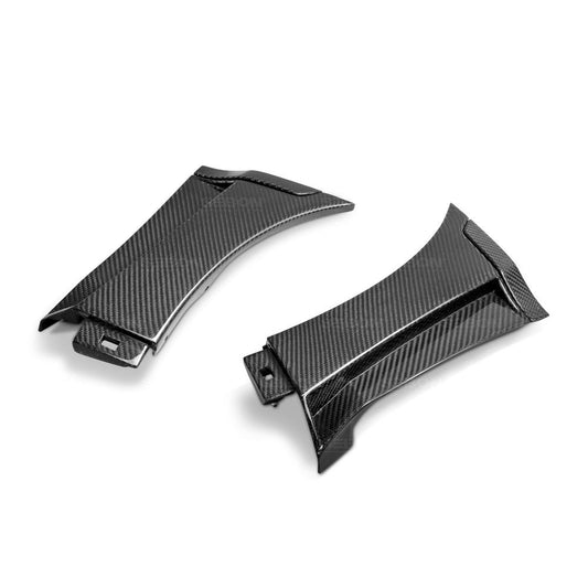 Seibon FFC15SBIMP Carbon fiber fender caps for 2015-2018 Subaru WRX/STi