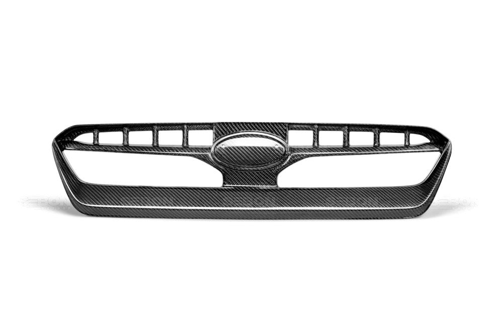 Seibon FG15SBIMP OEM-style carbon fiber front grille for 2015-2017 Subaru WRX/STi