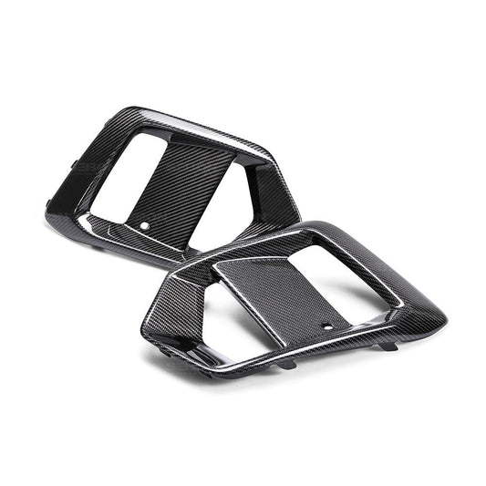 Seibon FLS16FDFO Carbon fiber fog light surround for 2016-2018 Ford Focus RS