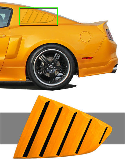 2010-2013 Ford Mustang Side Window Louvers - KB410211