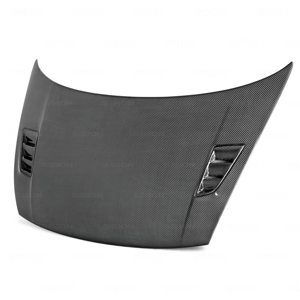 Seibon HD0607HDCV4D-MGII MGII-style carbon fiber hood for 2006-2010 Honda Civic 4DR