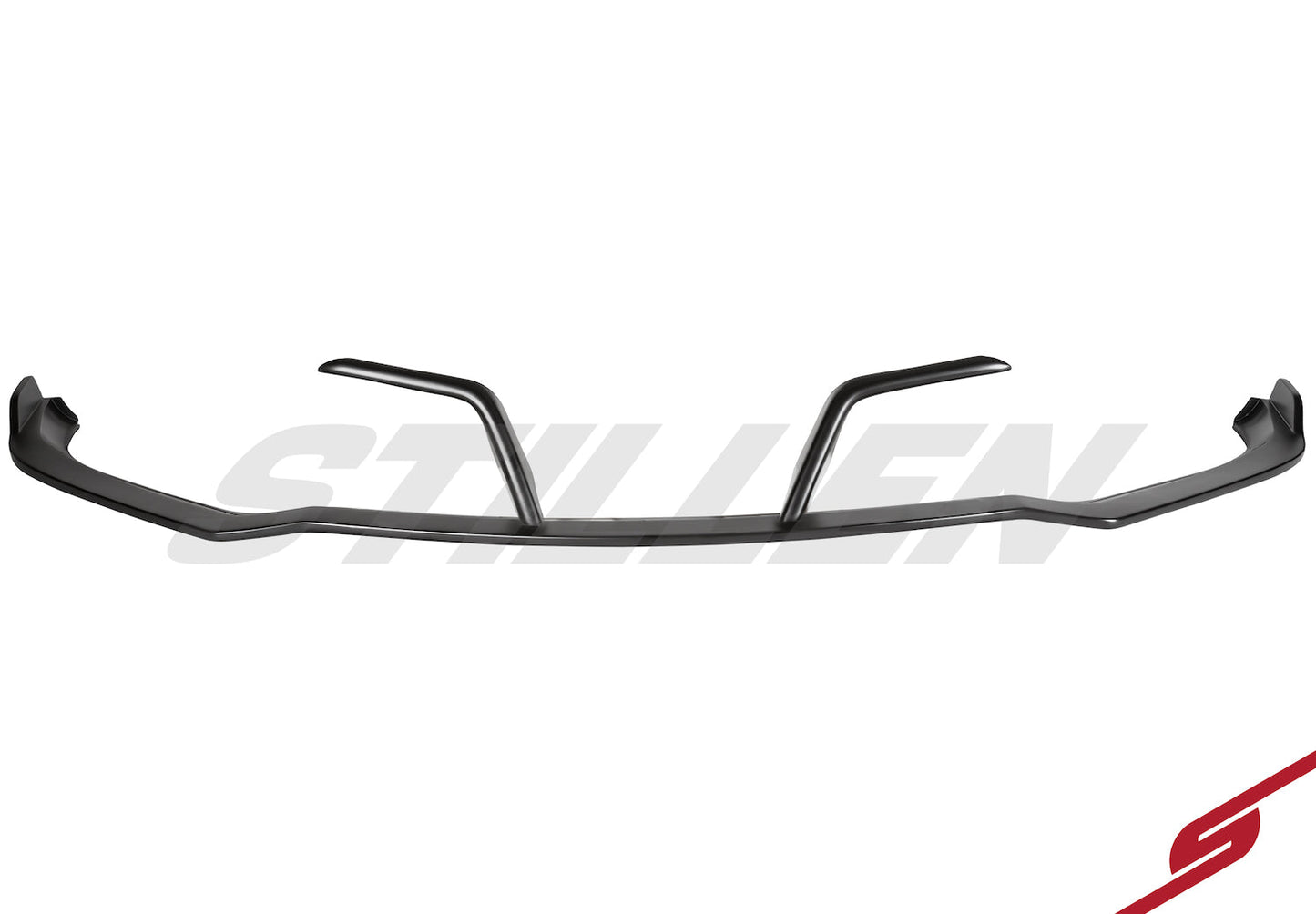 2017-2021 Infiniti Q60 - STILLEN Front Splitter & Winglets [Matte Black] - KB11232