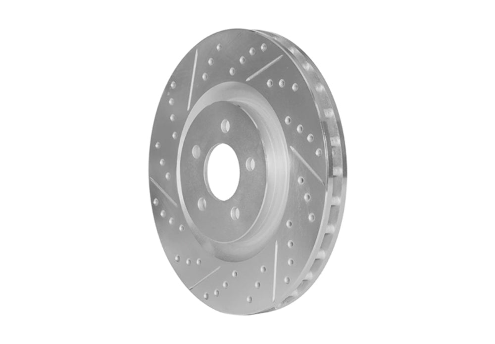 2003-2004 Infiniti G35 Sport / 2003-2008 Nissan 350Z [Z33] BREMBO Cross Drilled & Slotted 1-Pc Sport Rotors [Rear](Set of 2) - NIS71003