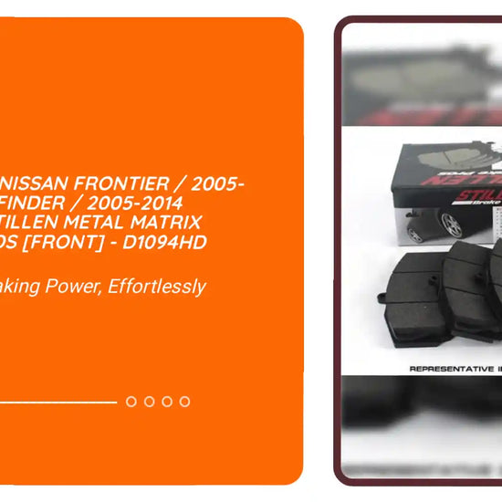 2005-2011 Nissan Frontier / 2005-2012 Pathfinder / 2005-2014 Xterra STILLEN Metal Matrix Brake Pads [Front] - D1094HD by@Outfy