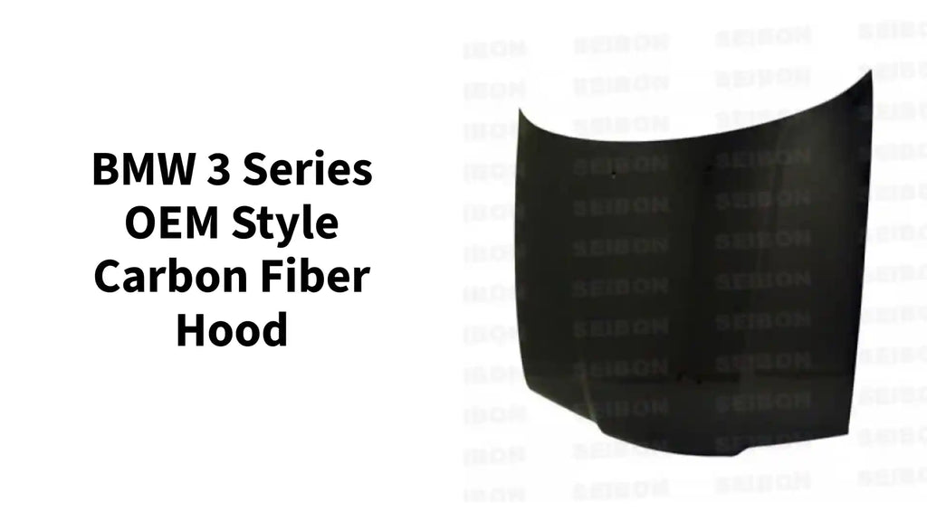 BMW 3 Series OEM Style Carbon Fiber Hood by@Outfy