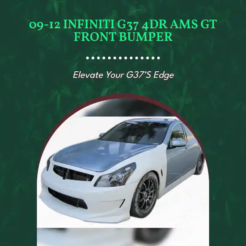 09-12 Infiniti G37 4Dr Ams Gt Front Bumper by@Outfy