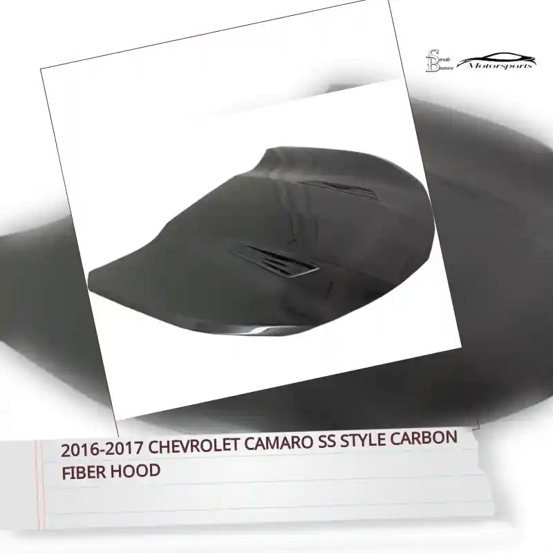 2016-2017 Chevrolet Camaro SS Style Carbon Fiber Hood by@Outfy
