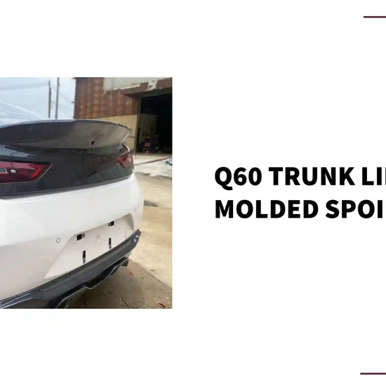 Q60 Trunk lid with molded spoiler by@Outfy