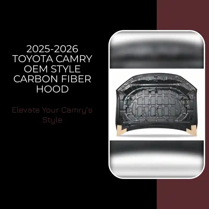 2025-2026 Toyota Camry Oem Style Carbon Fiber Hood by@Outfy