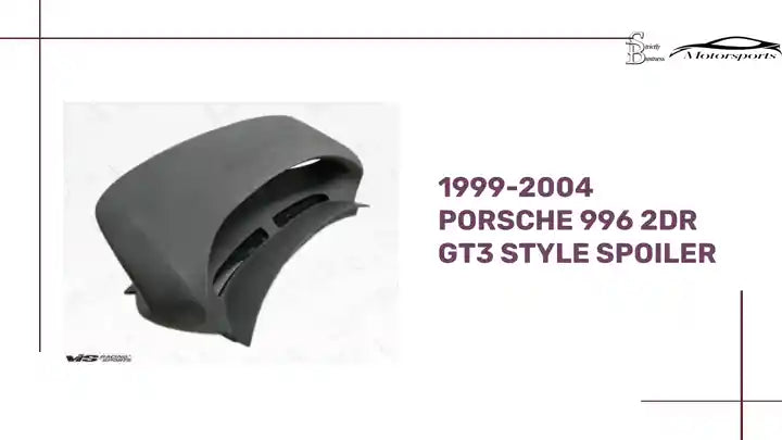 1999-2004 Porsche 996 2Dr GT3 Style Spoiler by@Outfy
