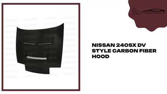 Nissan 240SX DV Style Carbon Fiber Hood by@Outfy