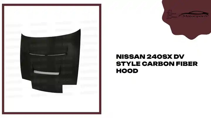 Nissan 240SX DV Style Carbon Fiber Hood by@Outfy