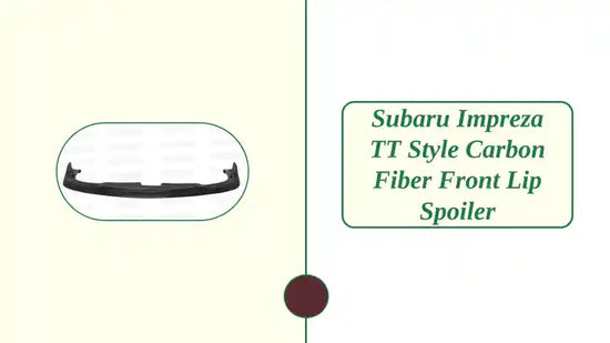 Subaru Impreza TT Style Carbon Fiber Front Lip Spoiler by@Outfy