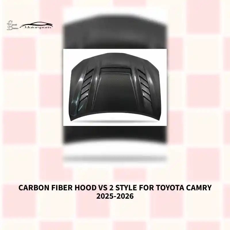 Carbon Fiber Hood VS 2 Style for Toyota Camry 2025-2026 by@Outfy