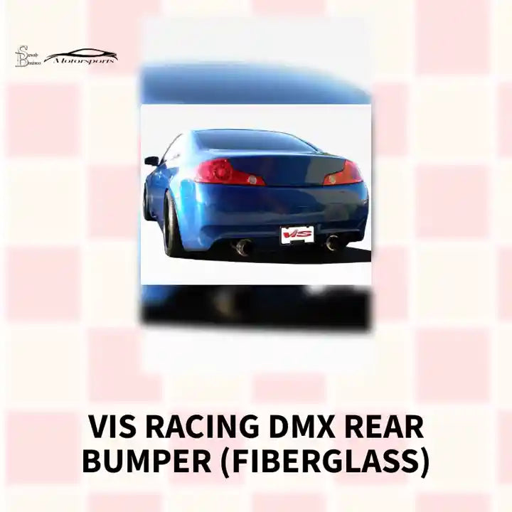 VIS Racing DMX Rear Bumper (Fiberglass) by@Outfy