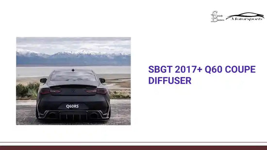 SBGT 2017+ Q60 Coupe Diffuser by@Outfy