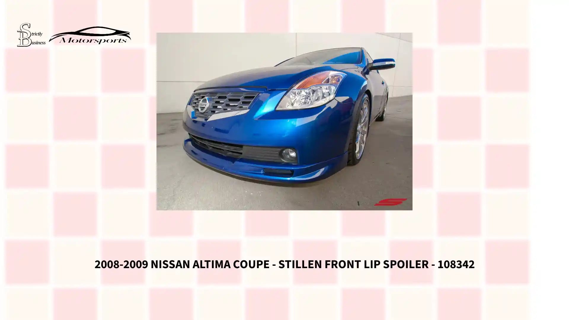 2008-2009 Nissan Altima Coupe - STILLEN Front Lip Spoiler - 108342 by@Outfy
