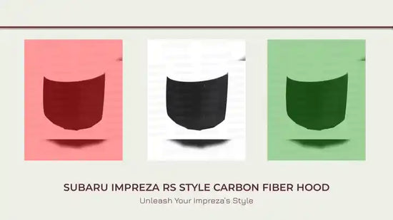 Subaru Impreza RS Style Carbon Fiber Hood by@Outfy