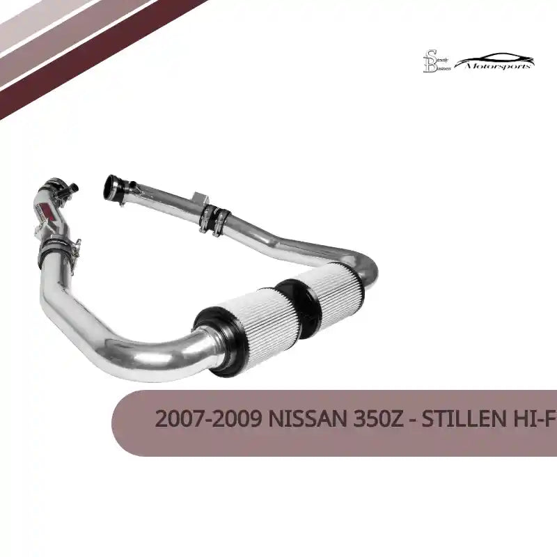 2007-2009 Nissan 350Z - STILLEN Hi-Flow Ultra Long Dual Tube Air Intake (Gen 3) [Z33] - Dry Filter - 402845DF by@Outfy