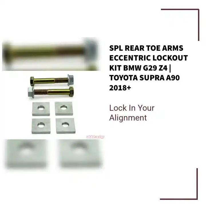 SPL Rear Toe Arms Eccentric Lockout Kit BMW G29 Z4 | Toyota Supra A90 2018+ by@Outfy