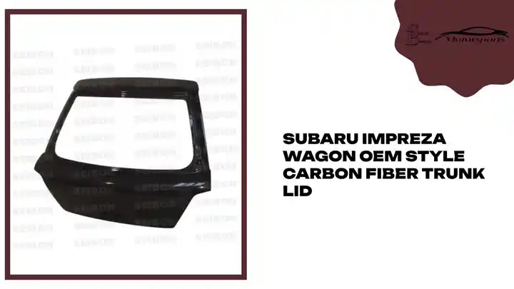 Subaru Impreza Wagon OEM Style Carbon Fiber Trunk Lid by@Outfy