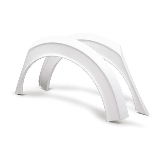 Seibon RF16HDCV4-TT-GF TT-style fiberglass rear fender flares for 2016-2020 Honda Civic 4 Dr