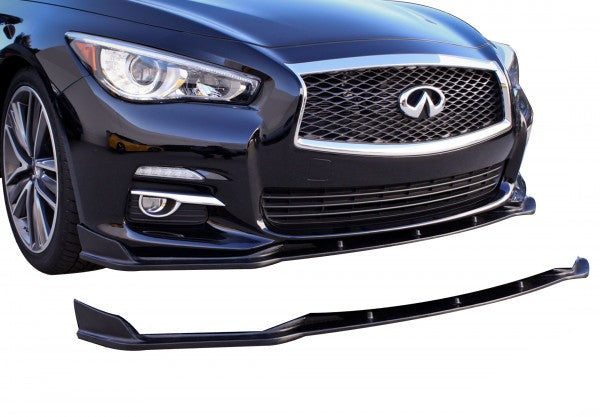 2014-17 Infiniti Q50 Premium - Front Splitter [Matte Black] - KB11226
