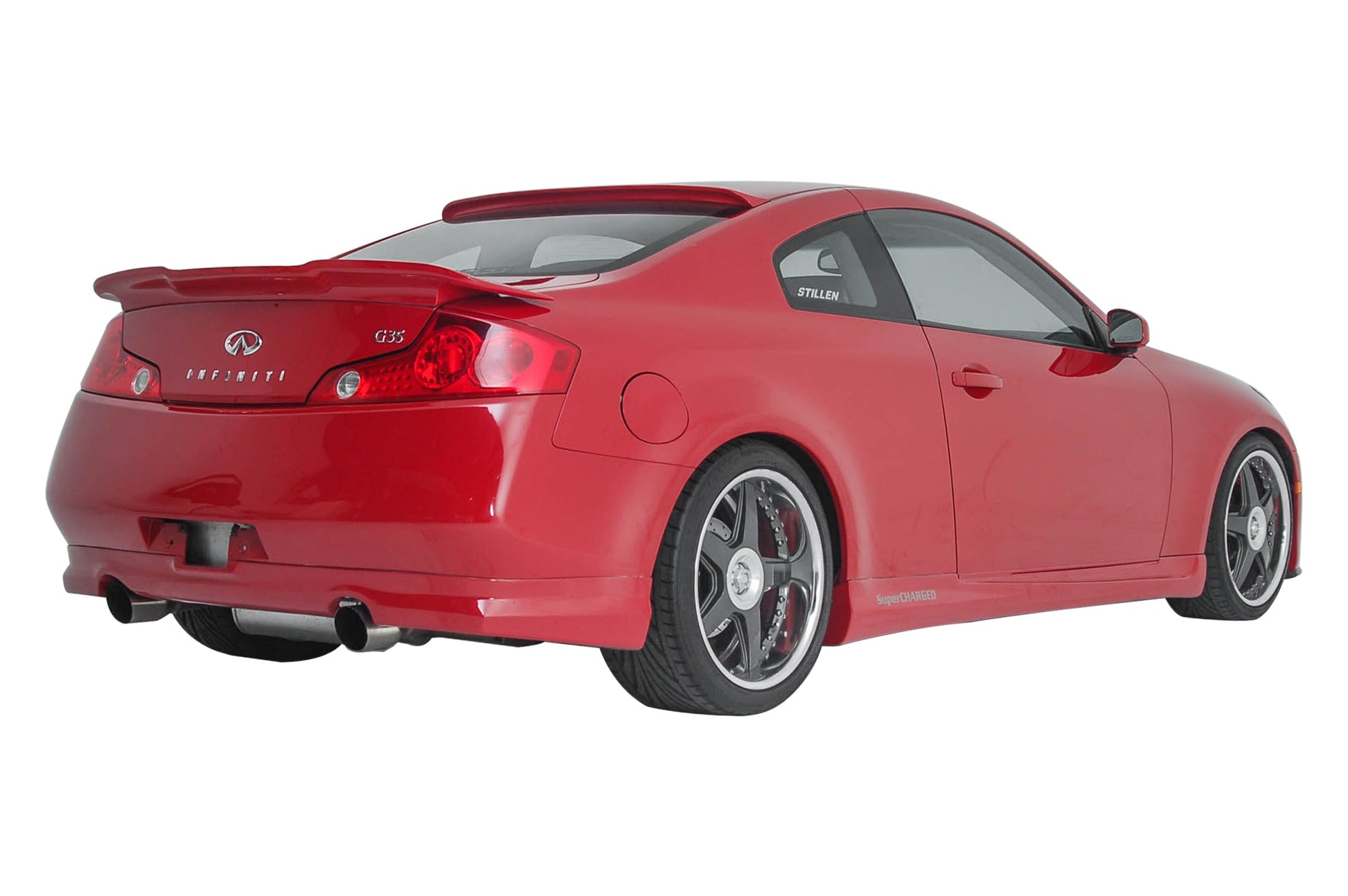 2003-2007 Infiniti G35 Coupe Stainless Steel Exhaust Systems - Dual Wall Tips - 504360D