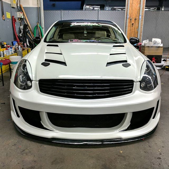 SBGT 2003-2007 Infiniti G35 2Dr GT3 Style Front Bumper
