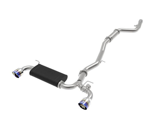 aFe Takeda 3" to 2-1/2" 304 Stainless Steel Cat-Back Exhaust System Toyota Supra 2020-2021
